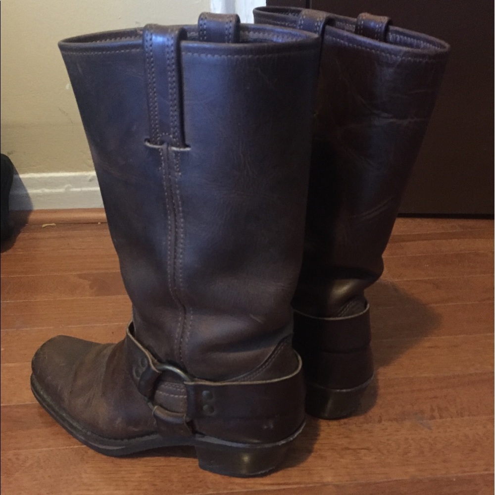 SOLD! Frye boots, Harness 12R, tan, size 7M - Picture 4 of 8